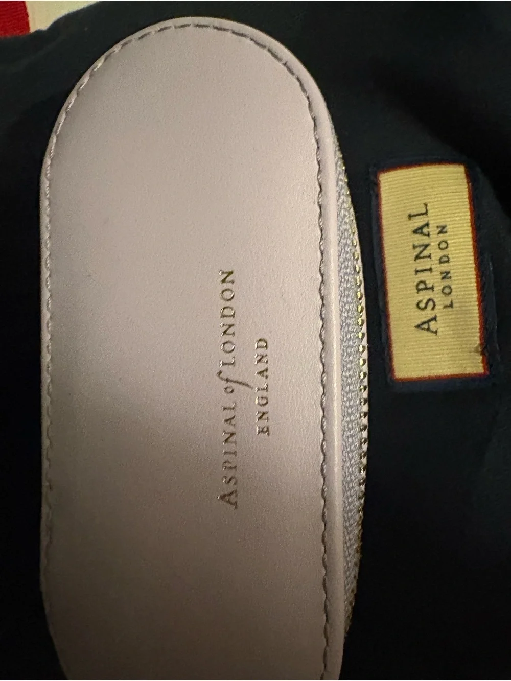 Aspinal of London Lilac Purse Tidy-all